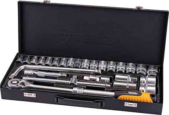 MASTERTOOL Набір інструментів MASTERTOOL PROFI ½" 26 шт 8-32 мм телескопічна тріскачка CrV50BV3 Коломия