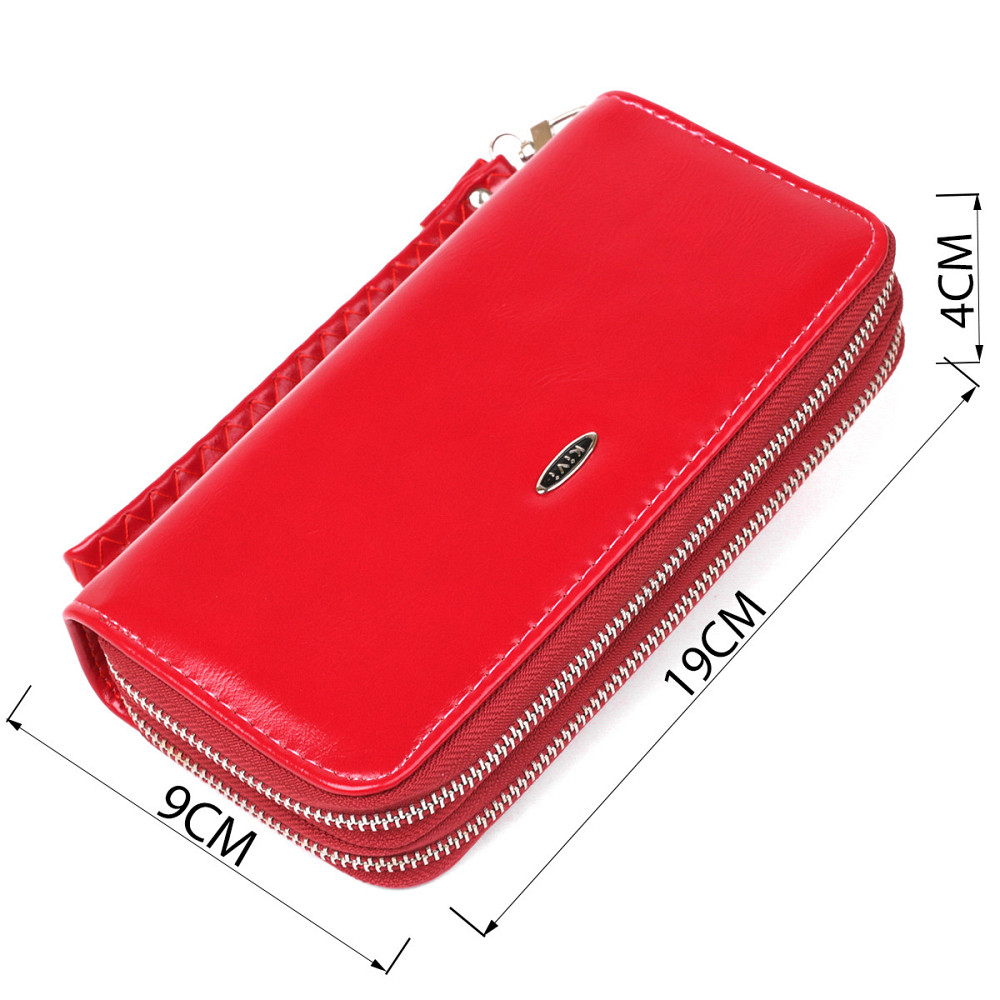 Кошелек женский из экокожи KIVI 19054 Розовый Киев - изображение 2