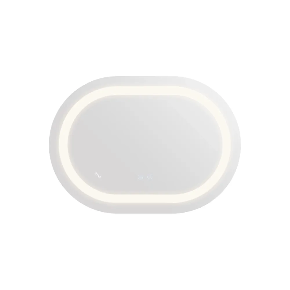 Зеркало Qtap Gemini 650х900 с LED-подсветкой Touch, с антизапотеванием, с диммером, рег. темп. цвета (3000-6500K) Reverse Киев - изображение 11