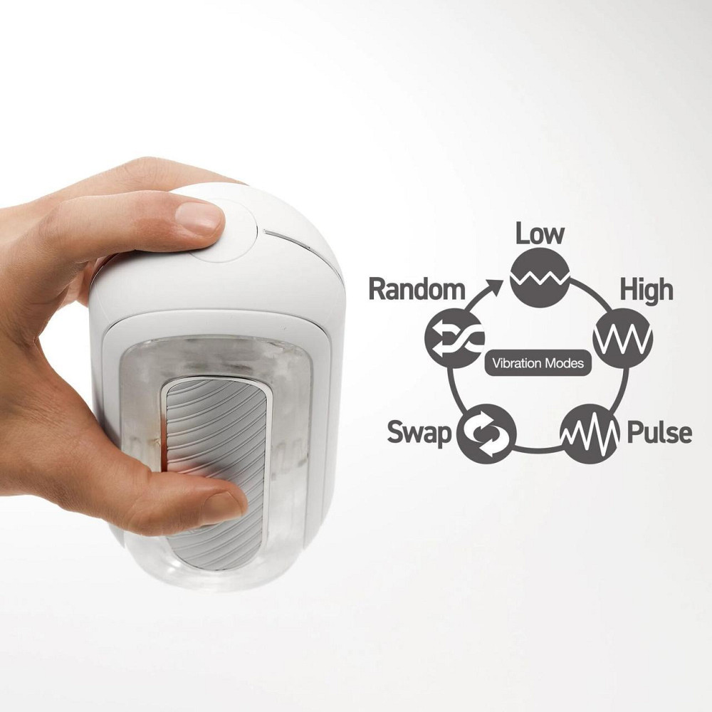 Мастурбатор Tenga Flip Zero Gravity Electronic Vibration White Sex Aura Київ - фото 7