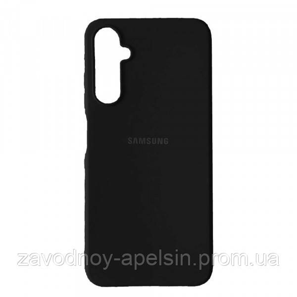 Samsung S23 FE Чохол силіконовий Мікрофібра (чорний) Одеса - фото 1