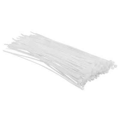 Стяжка Top Tools белая, 2.5x200 мм, пластик, 100 шт. (44E952) Винница