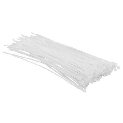 Стяжка Top Tools біла, 2.5x200 мм, пластик, 100 шт. (44E952) Вінниця - фото 1