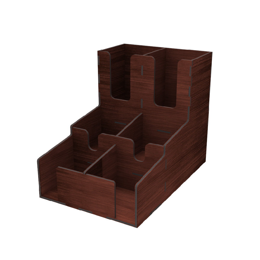 Барный органайзер EKOSTAR красно-коричневый 215х320х250 Киев - изображение 1