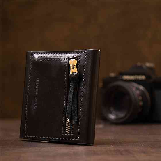 Портмоне кишенькове 11336 Grande Pelle Чорне Київ