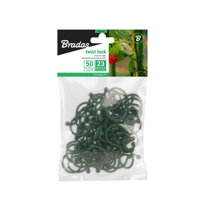 Затискачі діаметром 23 мм., 50 шт., TWIST LOCK, TYK23GR/50 Київ - фото 3