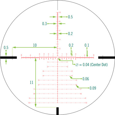 Оптичний приціл Vortex Strike Eagle 3-18x44 FFP сітка EBR-7C c підсвічуванням (SE-31802) Вінниця - фото 6