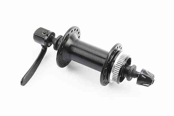 Втулка передня MTB алюмінієва 14Gx36H, Disk-brake Center Lock, кріпл. ексцентрик, чорна HB-TX505 Київ