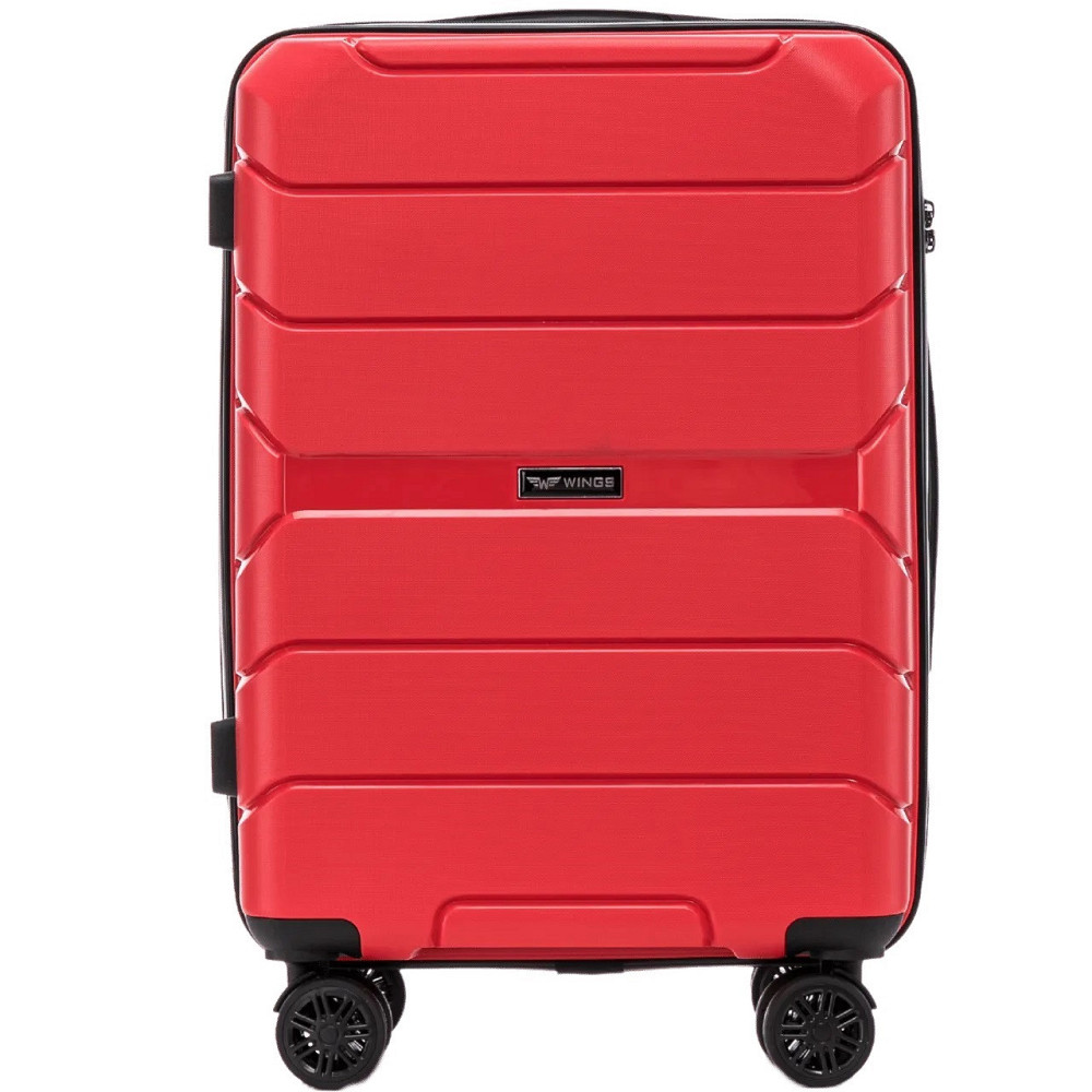Валіза поліпропіленова WINGS PP06 велика 78 см червона Київ - фото 3