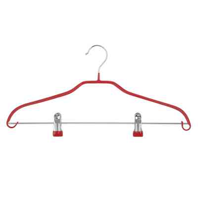 Плічка Ardesto Металеві з ПВХ покриттям З прищіпками Червоні 42 см 2 шт. (ARHC2802RC) Вінниця