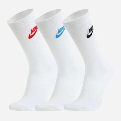 Носки Nike U NK NSW EVERYDAY ESSENTIAL CR 3PR DX5025-911 38-42 3 пари Білий/Мультиколор (196148785739) Винница - изображение 1