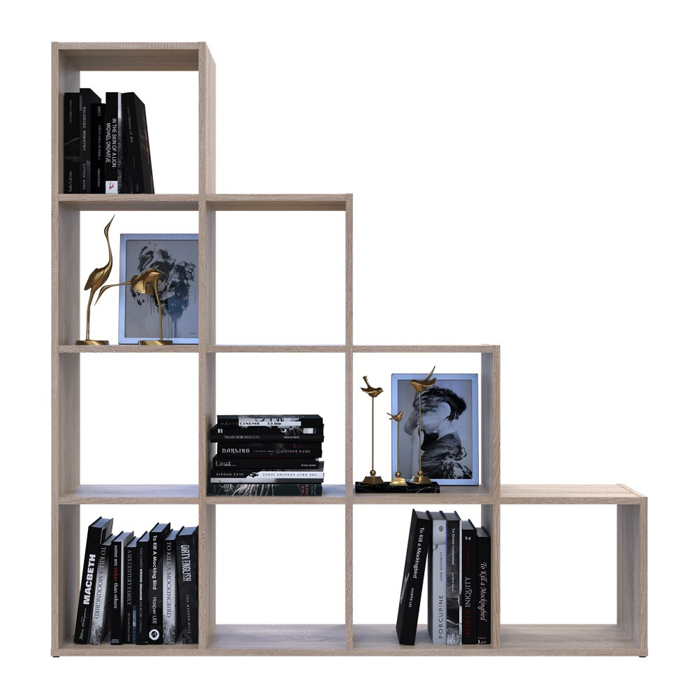 Стелаж Doros Степ 4х4 Дуб сонома відкритий 136.2х28.8х140.7 DRS-011770 (41516165) Дніпро - фото 3