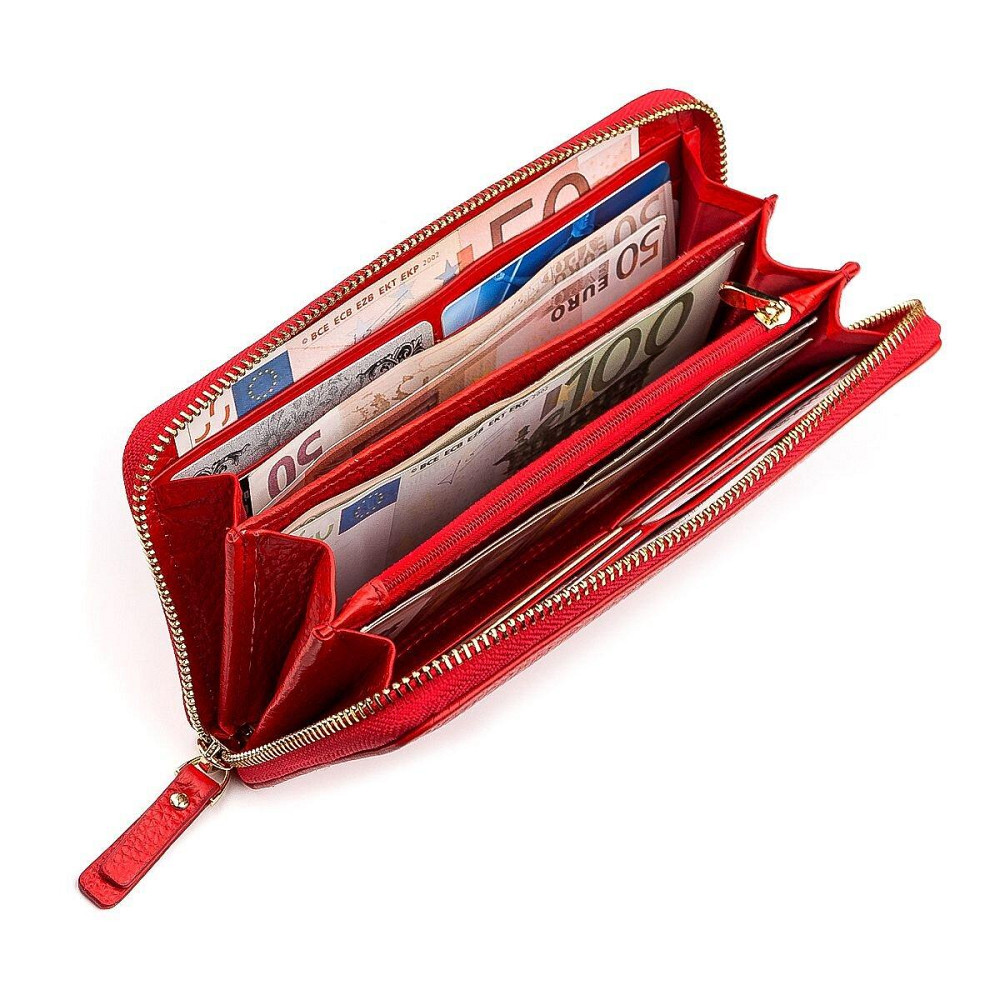 Кошелек женский из натуральной кожи Красный (Boston) Киев - изображение 9