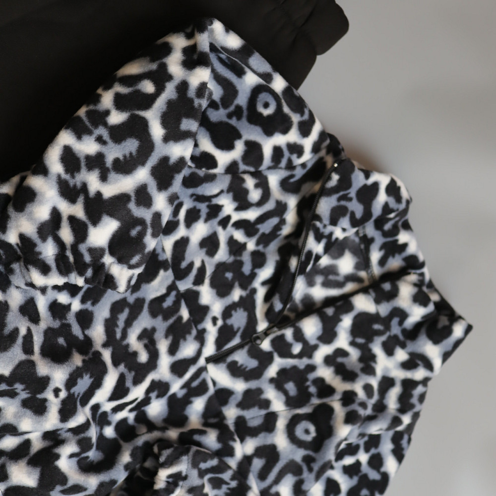 Чорний демісезонний костюм лео сірий (толстовка на блискавці + штани) 104 Кам'янець-Подільський - фото 6