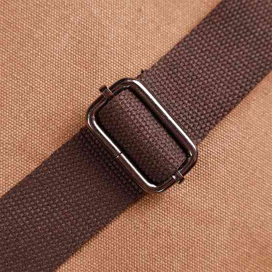 Містка чоловіча сумка месенджер із щільного текстилю Коричневий (Vintage) Київ