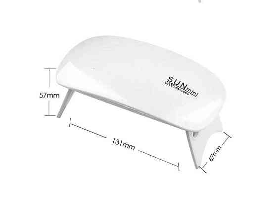 Лампа для манікюру Uv-Led SUN Мini 6Вт (USB port) арт.200 (1327) ТМ OMKARA Київ
