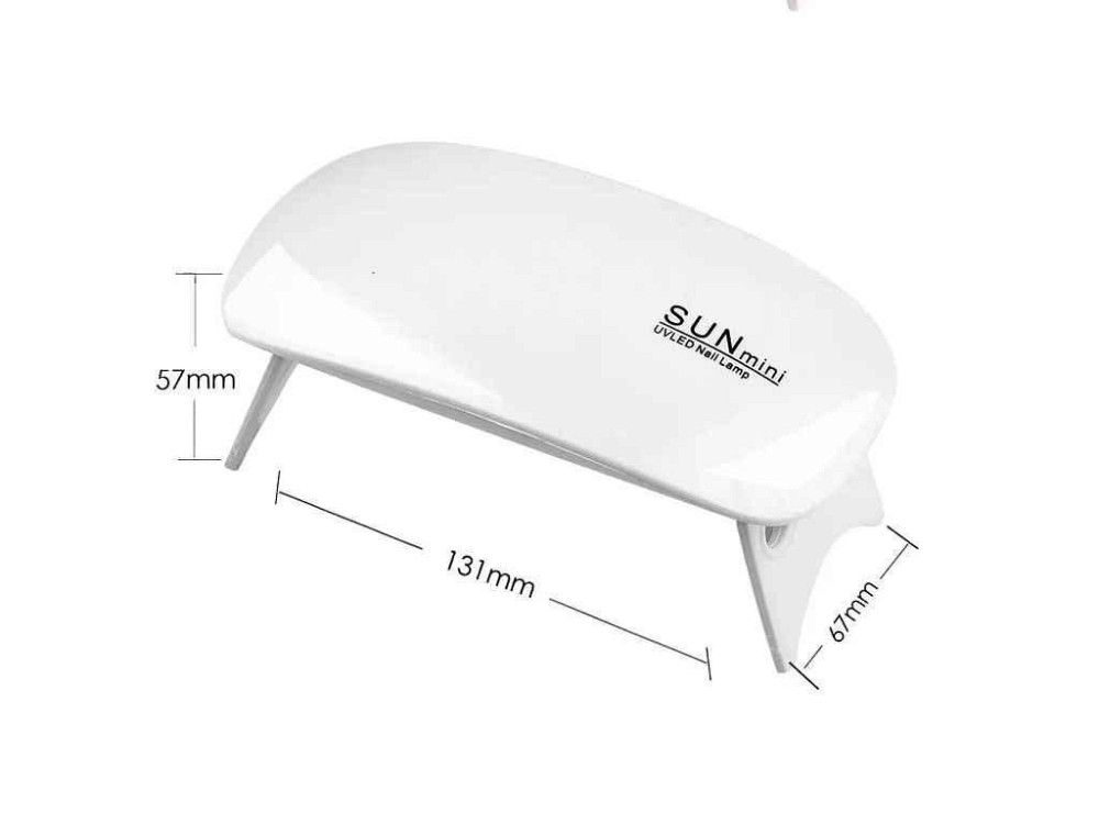 Лампа для манікюру Uv-Led SUN Мini 6Вт (USB port) арт.200 (1327) ТМ OMKARA Київ - фото 1