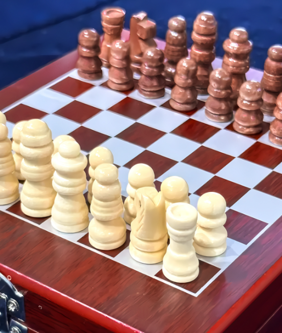 Набор для вина сомелье Шахматы 4 предмета в подарочном деревянном кейсе Бордо Кременчуг - изображение 6