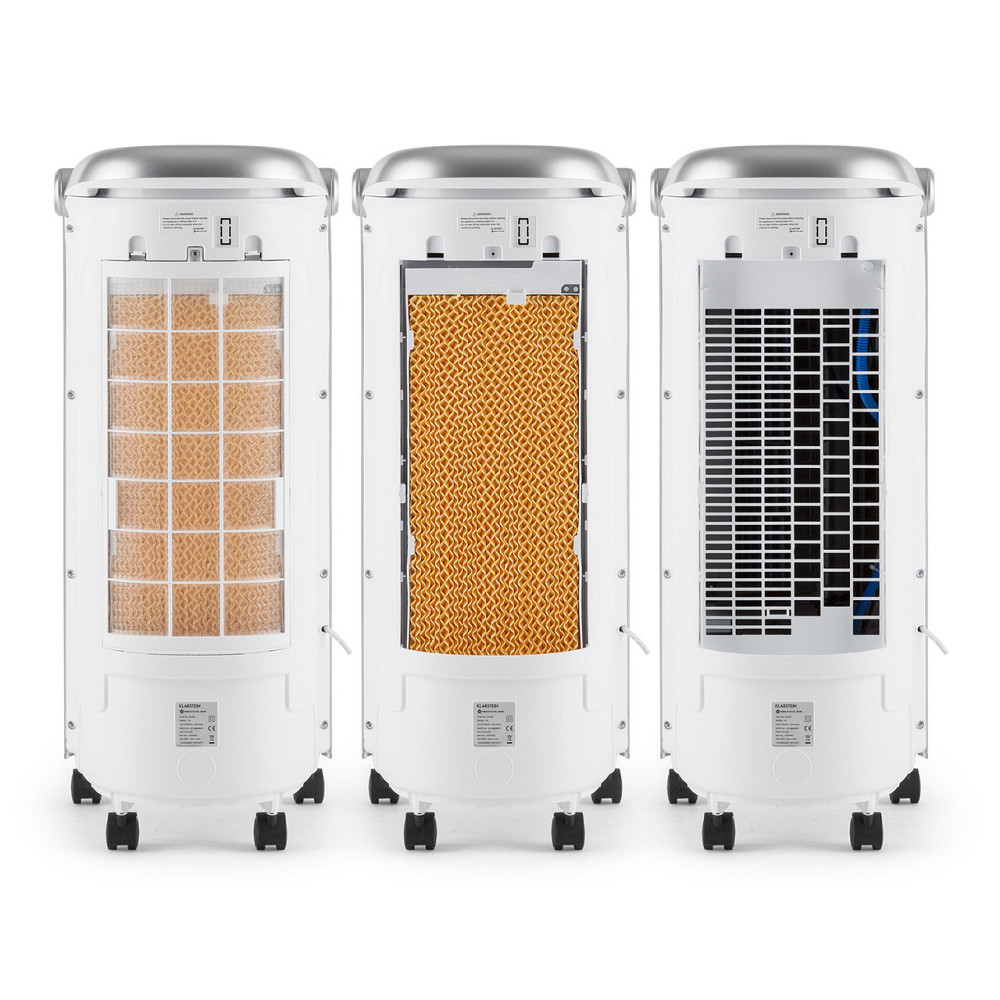 Maxfresh Fan Air Cooler Humidifier 4-in-1 Function Oscillation 6L Резервуар для воды 55W Функция таймера Белый Ровно - изображение 6