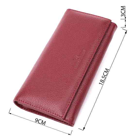 Женский оригинальный кошелек из натуральной кожи ST Leather 22522 Бордовый Киев