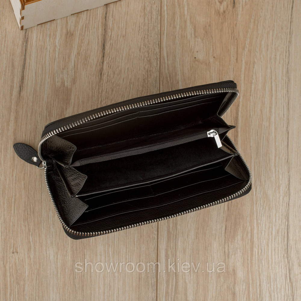 Чоловічий подарунковий набір Leather Collection (гаманець та ремінь автомат) (LC008) Київ - фото 6