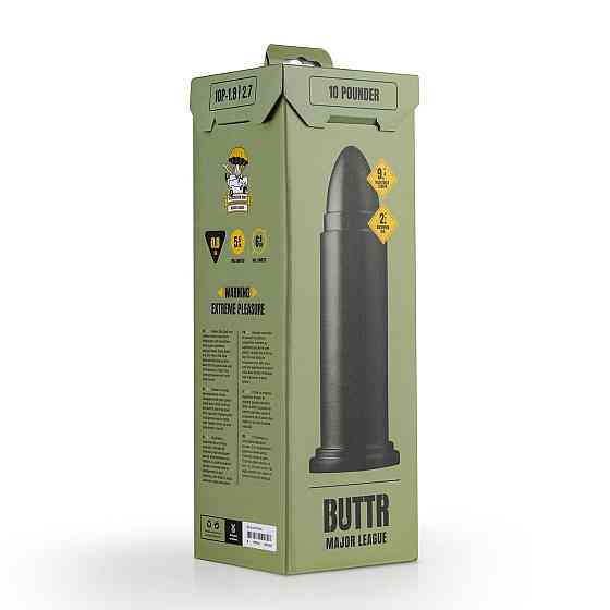 Анальная пробка BUTTR - 10 Pounder XXL Dildo Sex Aura Киев