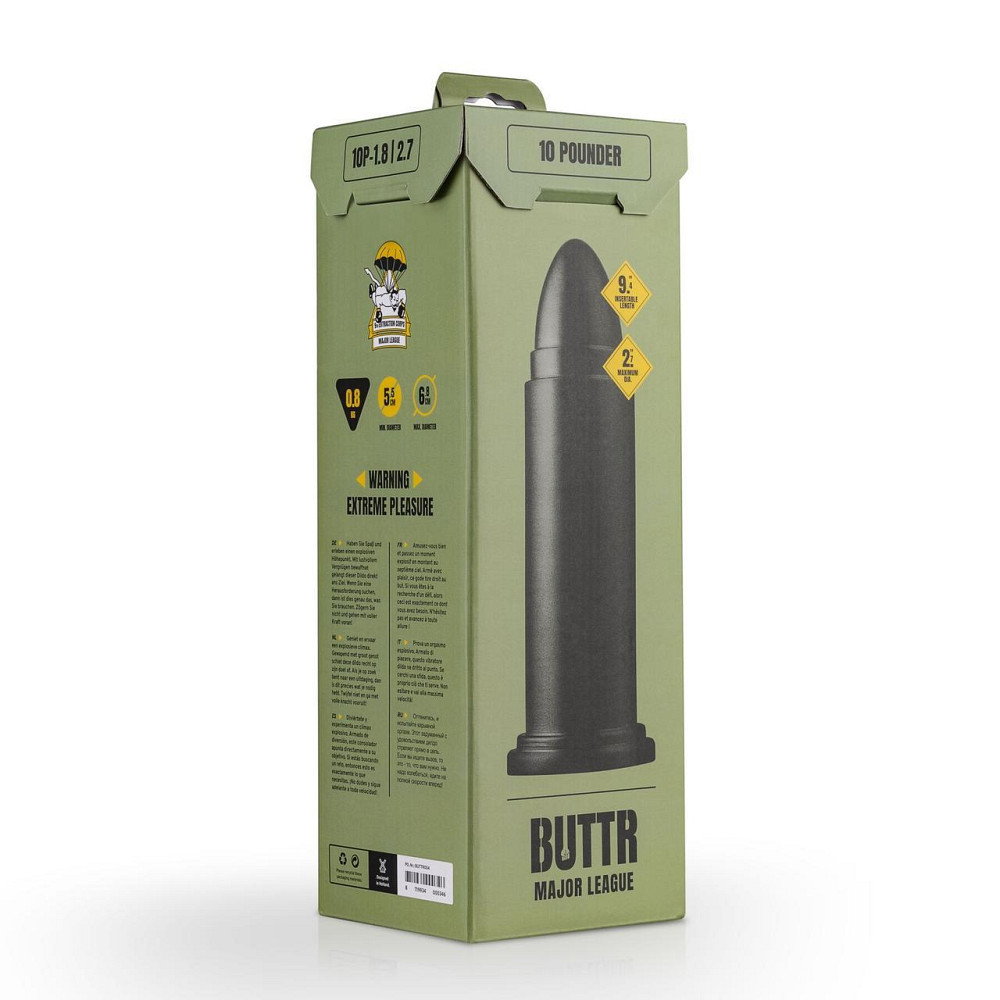 Анальная пробка BUTTR - 10 Pounder XXL Dildo Sex Aura Киев - изображение 5
