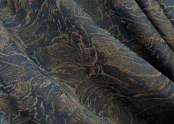 Комплект штор VR-Textil Жакард Fantasy 150х270 2шт і Тюль 400х270 1634ш-1783т Синій з білим 71-049/3 Київ