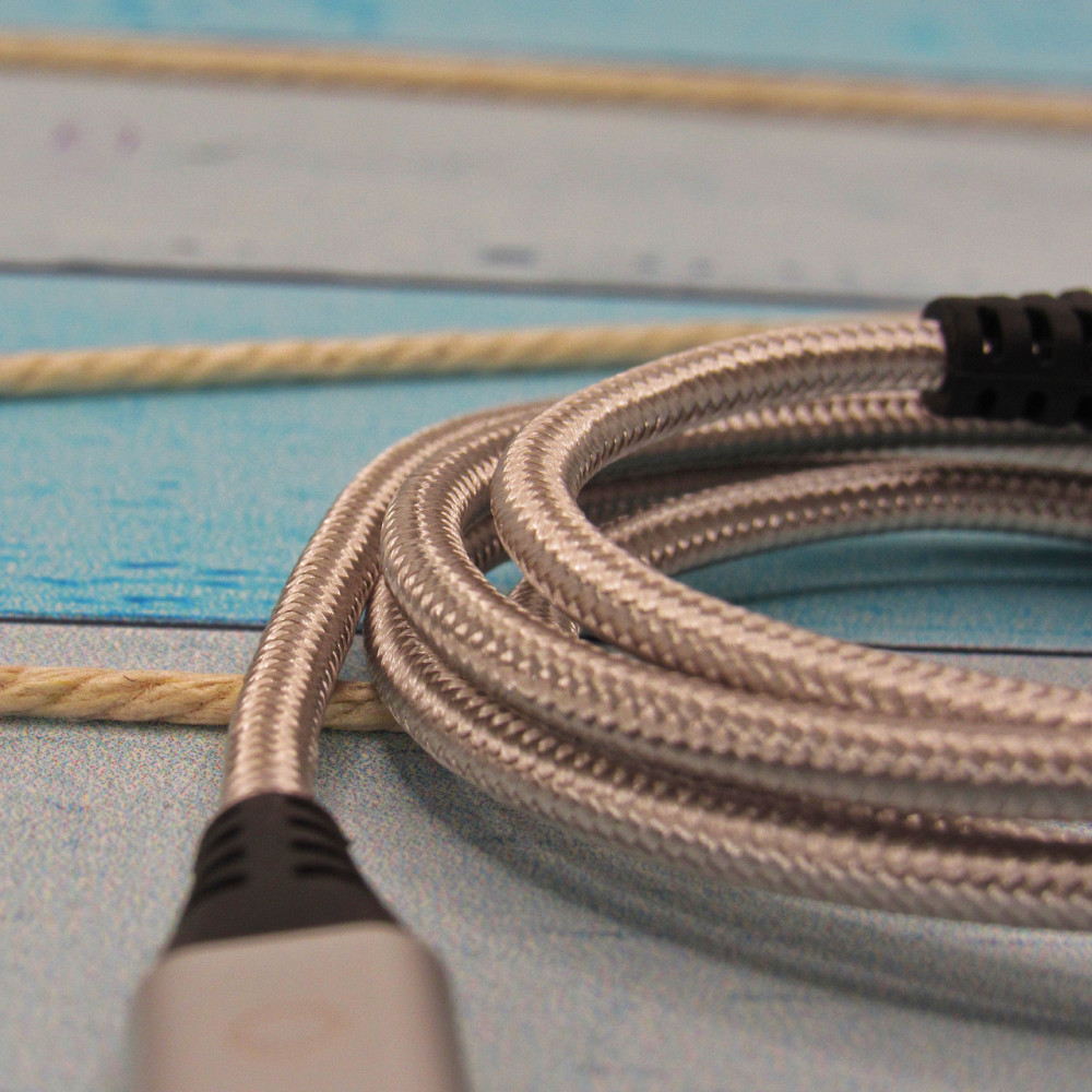 Магнітний кабель Pzoz 1 м MicroUsb Gray Київ - фото 4