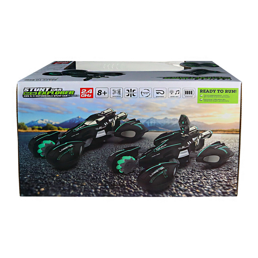 Автомобіль Трюковий на р/к - Lobster (1:14, чорний) Дніпро - фото 9