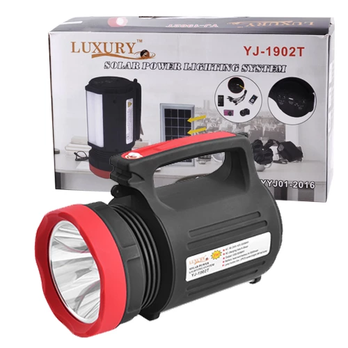 Фонарь станция Luxury YJ-1902T 5W+22SMD 2 лампы + Powerbank + solar + ЗУ220В (3 режима) Киев - изображение 2