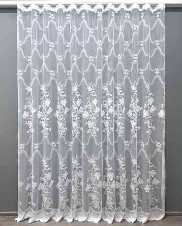 Тюль VR-Textil 1606т Жаккард Белый 300х270 см (42-0559) Киев