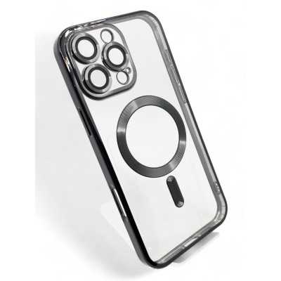 Чехол для мобильного телефона BeCover TPU Chrome Case (MagSafe) для Apple iPhone 16 Pro Max Black (712085) Винница - изображение 2