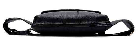 Бананка кожаная Vintage 14809 Черная Киев