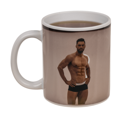 Чашка с термоэффектом Stoneware Mug Stripper Boy, 300 мл Sex Aura Киев