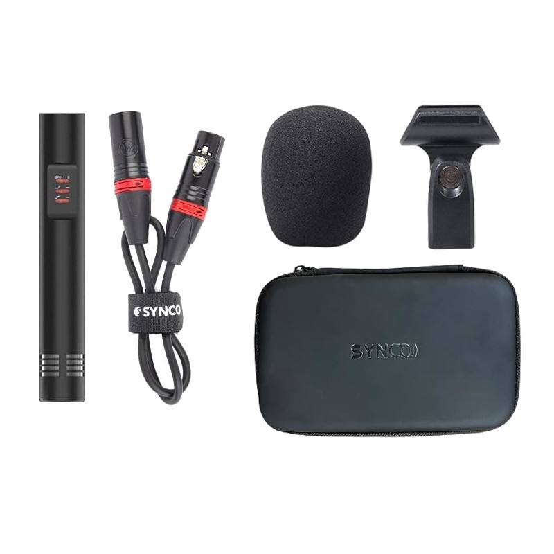 Мікрофон конденсаторний з маленькою діафрагмою для вокалу інструментів XLR Synco CMic-V10 Київ - фото 10