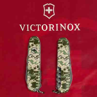 Нож Victorinox Huntsman Army 91 мм Піксель (1.3713.3_W3940p) Винница