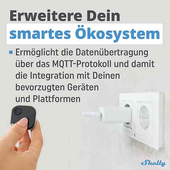 Шлюз Shelly BLU Bluetooth Wi‑Fi USB‑A донгл для домашней автоматизации совместим с Alexa Google Home iOS Киев