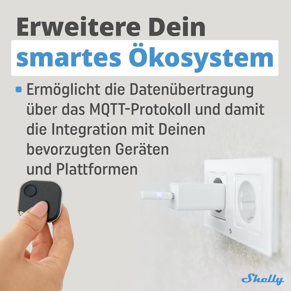 Шлюз Shelly BLU Bluetooth Wi‑Fi USB‑A донгл для автоматизації дому сумісний з Alexa Google Home iOS Android без хабу Київ - фото 5