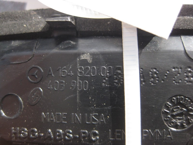 Mercedes-Benz  A1648200074 Відбивач світла на двері GL X164 ML W164 R-Class W251 Одесса - изображение 3