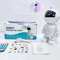 Ночник-проектор зоряного неба RGB з колонкою, лазером, пультом керування та ефектом місяця Одеса - фото 8