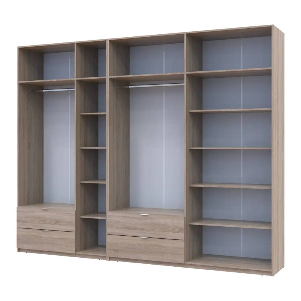 Шкаф для одежды Doros Лукас Дуб сонома 3+4 ДСП 300х50х240 DRS-011708 (42005131) Львов - изображение 3