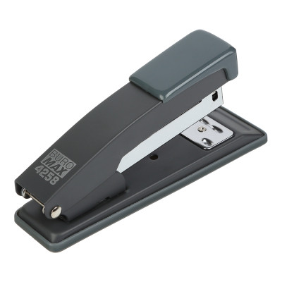 Степлер Buromax металлический, JOBMAX, 20 листов, (скобы №24;26), 112 х 44 х 34 мм, серый (BM.4258-09) Винница - изображение 2