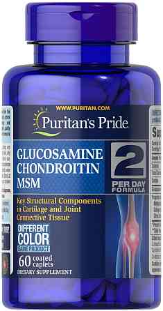 Glucosamine, Chondroitin &amp; MSM-2 Per Day Formula 60 capl Луцьк