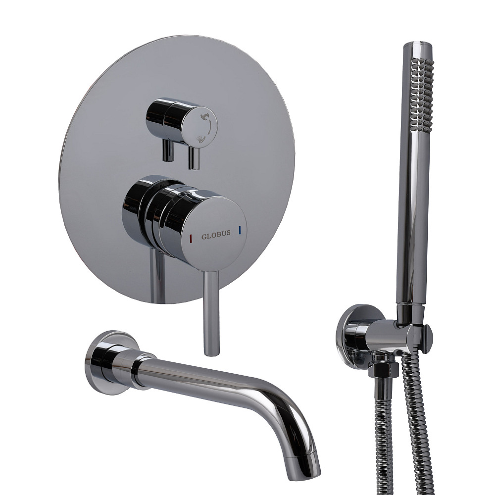 Змішувач для ванної вбудований Globus Lux LAZER Pro  GLPR-202-00-SMART Тернопіль - фото 1