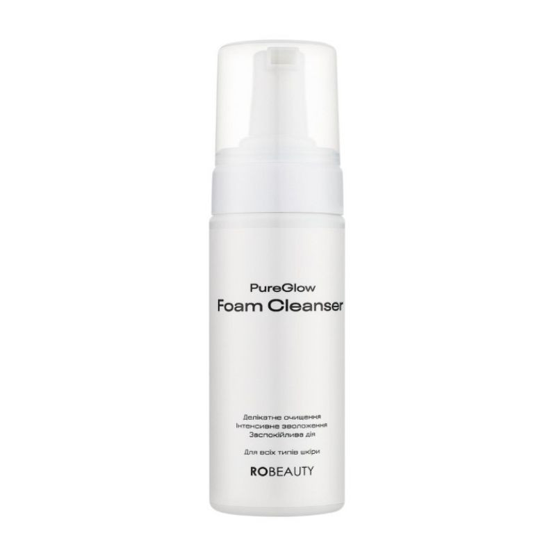 Пінка для очищення шкіри з комбучею PureGlow Foam Cleanser RoBeauty 150 мл Київ - фото 1