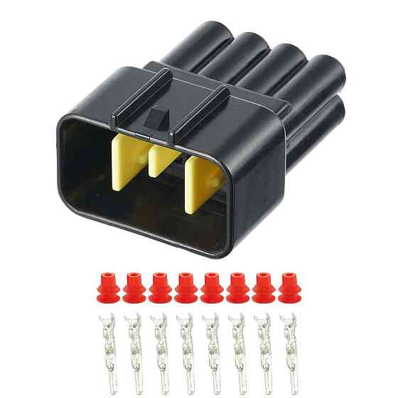 Разъем коннектор 8-кон., Мото, FW-C-8M-B, FURUKAWA Япония универс., Много марок 41140 Киев