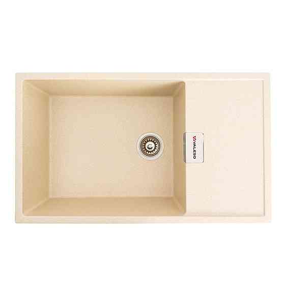 Гранітна мийка для кухні VALESO 8650 DIAMOND матова (пісок) Коломыя
