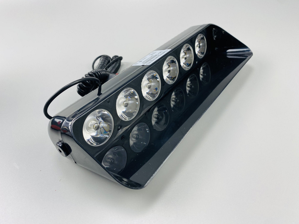 Лампа маячок проблисковий S6 автомобільний стробоскоп 9-80V 6 led діодів білий спалах (під скло) мигалка Мукачево - фото 5