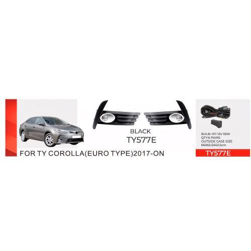 Дополнительные фары Toyota Corolla 2016-2018 TY-577E-A с электропроводкой H11 12V55W Харьков - изображение 2